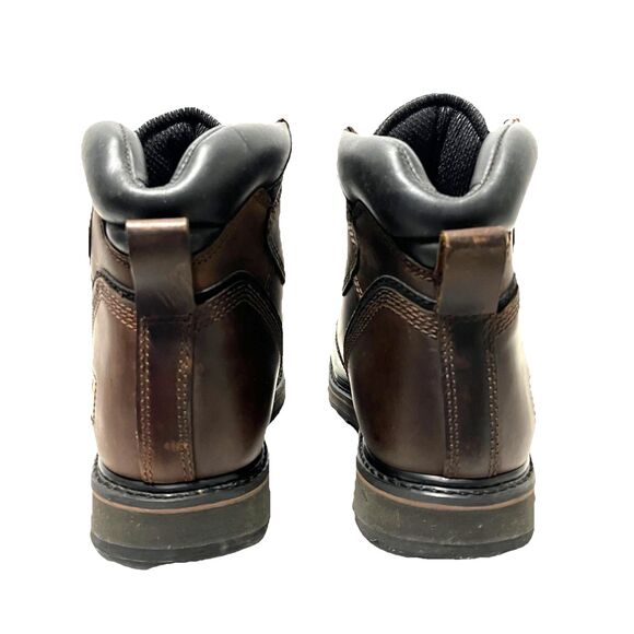 Timberland PRO Leather Pit Boss 6” Brown Steel Toe Work Boots Men’s 11M - Picture 6 of 11